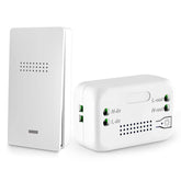 AENTIA Wireless Kinetic Light Switch Wall Panel RF Safety Switch and 10A Relay Receiver Controller, No Wiring No Battery Self-generating Movable