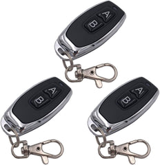 AENTIA 1527 Learning Code Wireless Remote Control Transmitter Keychain 433Mhz 4 Buttons, for use with DieseRC Receiver