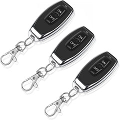 AENTIA 1527 Learning Code Wireless Remote Control Transmitter Keychain 433Mhz 4 Buttons, for use with DieseRC Receiver